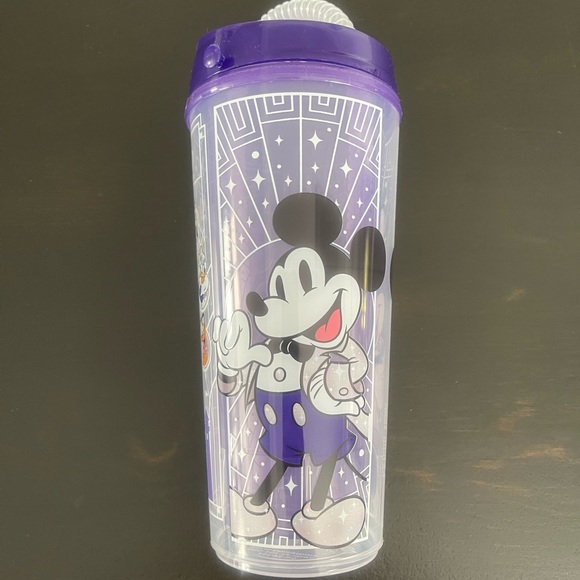 New Disney 100 Years of Wonder 20 oz Tumbler w/Lanyard - Picture 6 of 7
